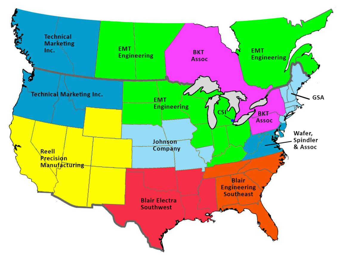 Reell North American Sales Representatives